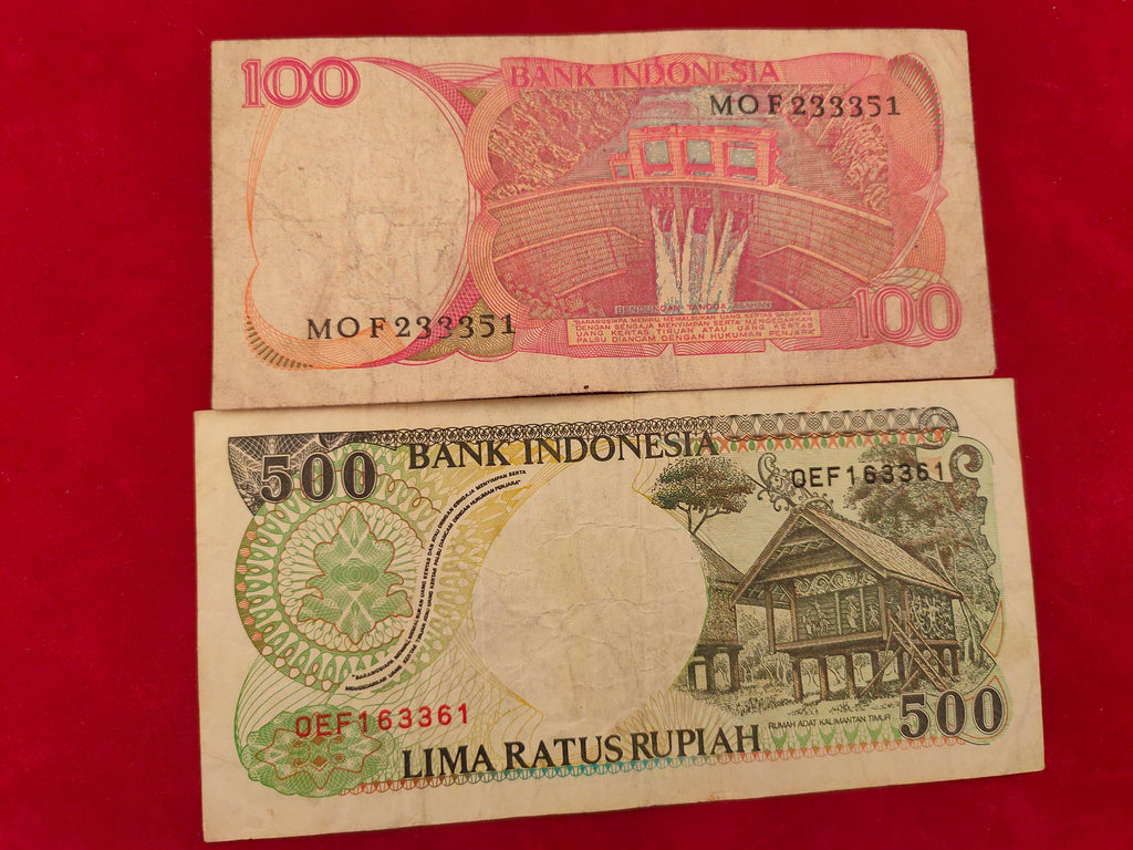 BANK OF INDONESIA 100,500,1000,5000 RUPIAH (D626)