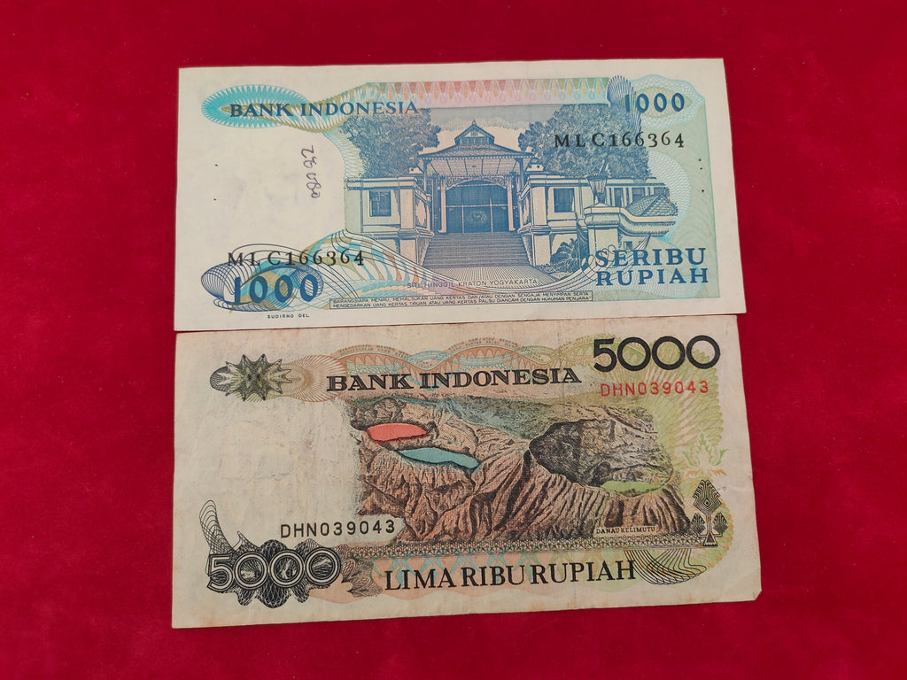 BANK OF INDONESIA 100,500,1000,5000 RUPIAH (D626)