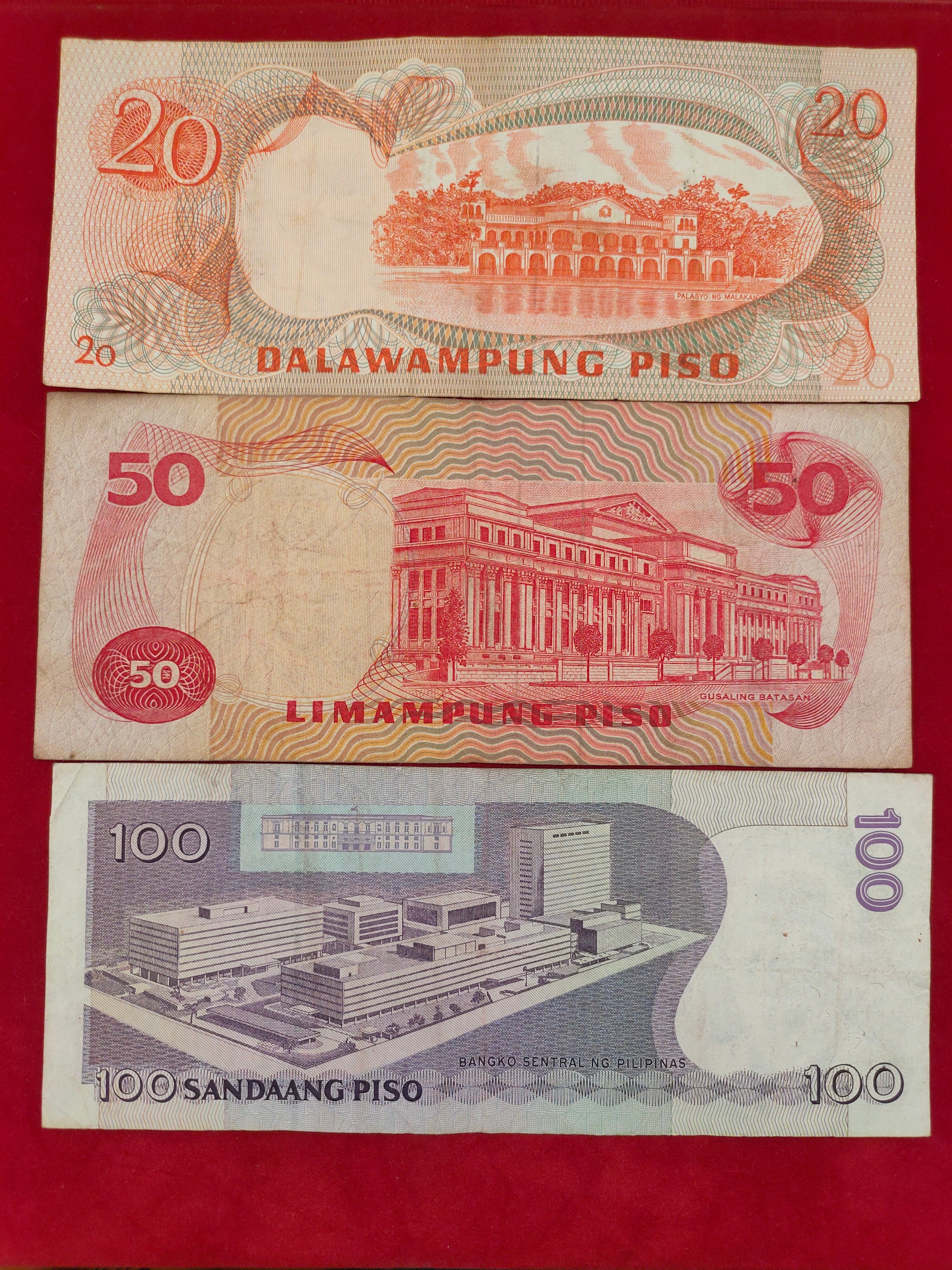 CENTRAL BANK OF PHILIPPINES 1,2,10,20,50,100,1000,500 PLSO (D450)
