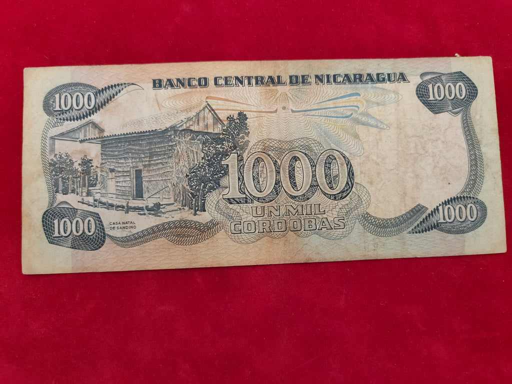 CENTRAL BANK OF NICARAGUA 1000 CORDOBAS (C964)