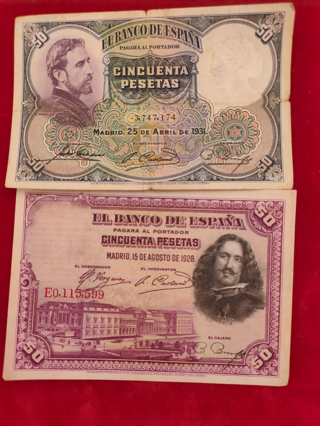 BANK OF SPAIN 50,25 PESETAS (D164)
