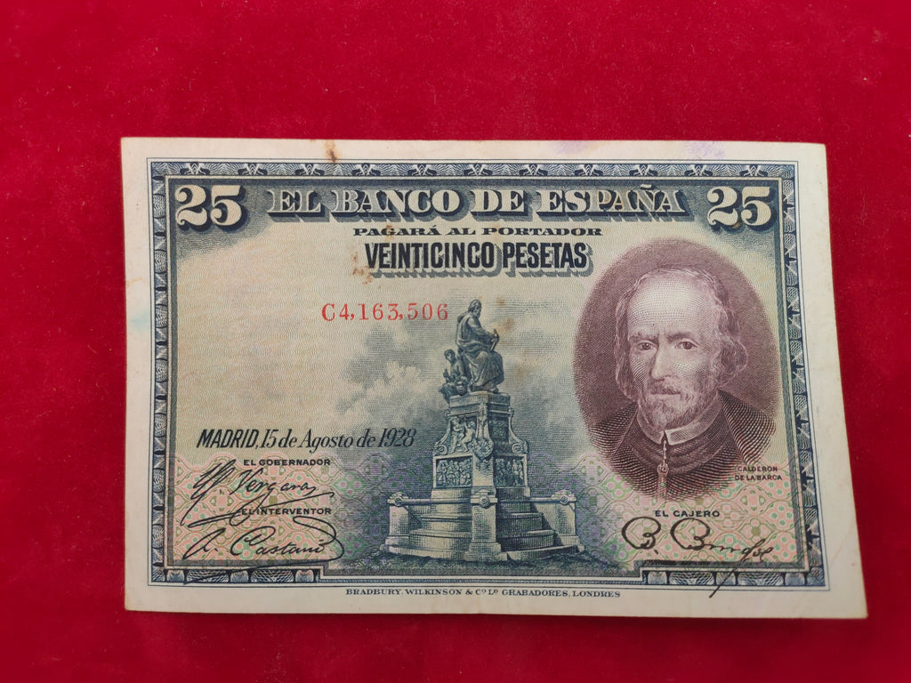 BANK OF SPAIN 50,25 PESETAS (D164)