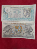 BANK OF ITALY 500 LIRE (D636)