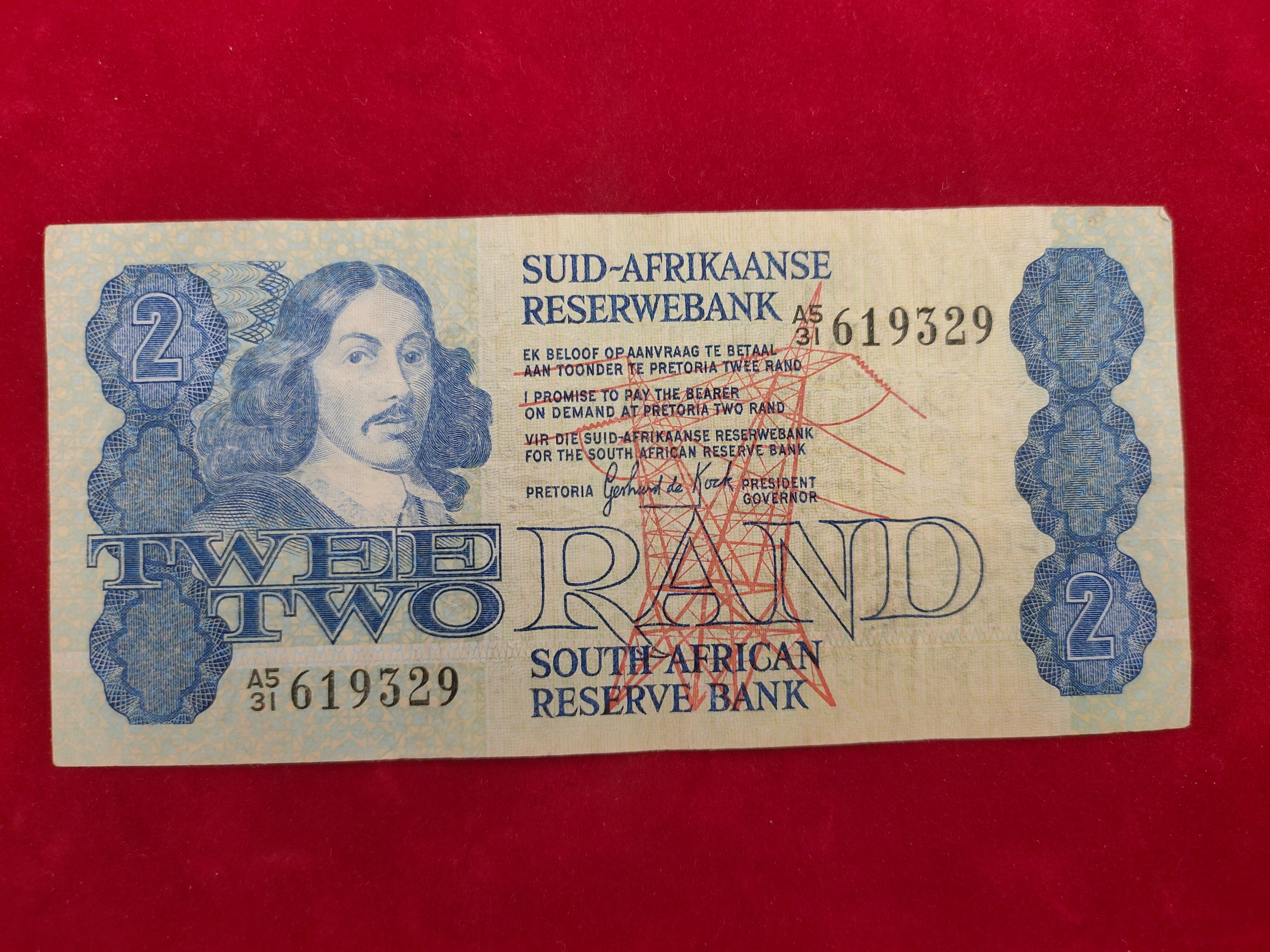 RESERVE BANK OF SOUTH AFRICAN 2 RAND (y138)