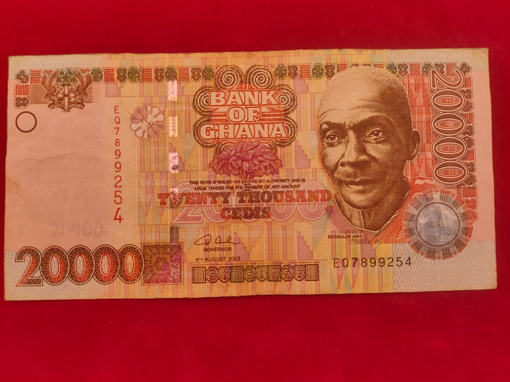 BANK OF GHANA 20000 CEDIS (D28)