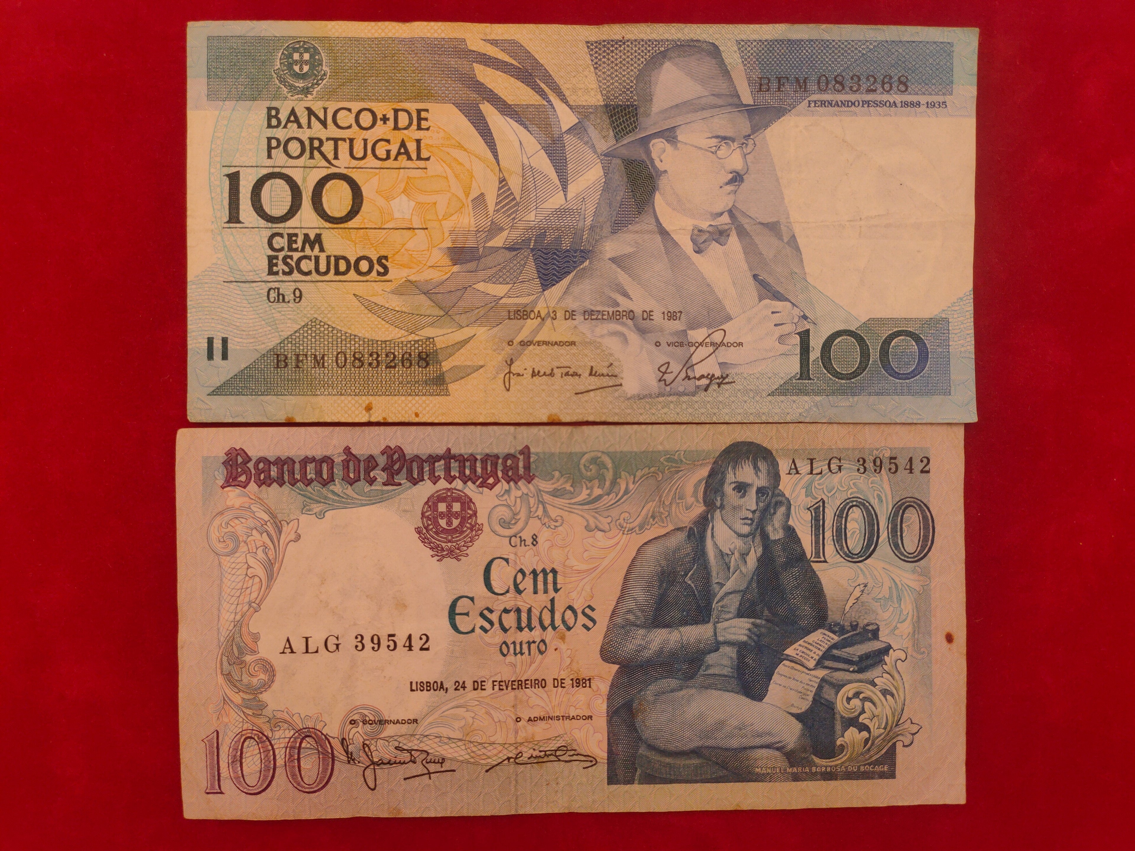 BANK OF PORTUGAL 100 ESCUDOS (D66)