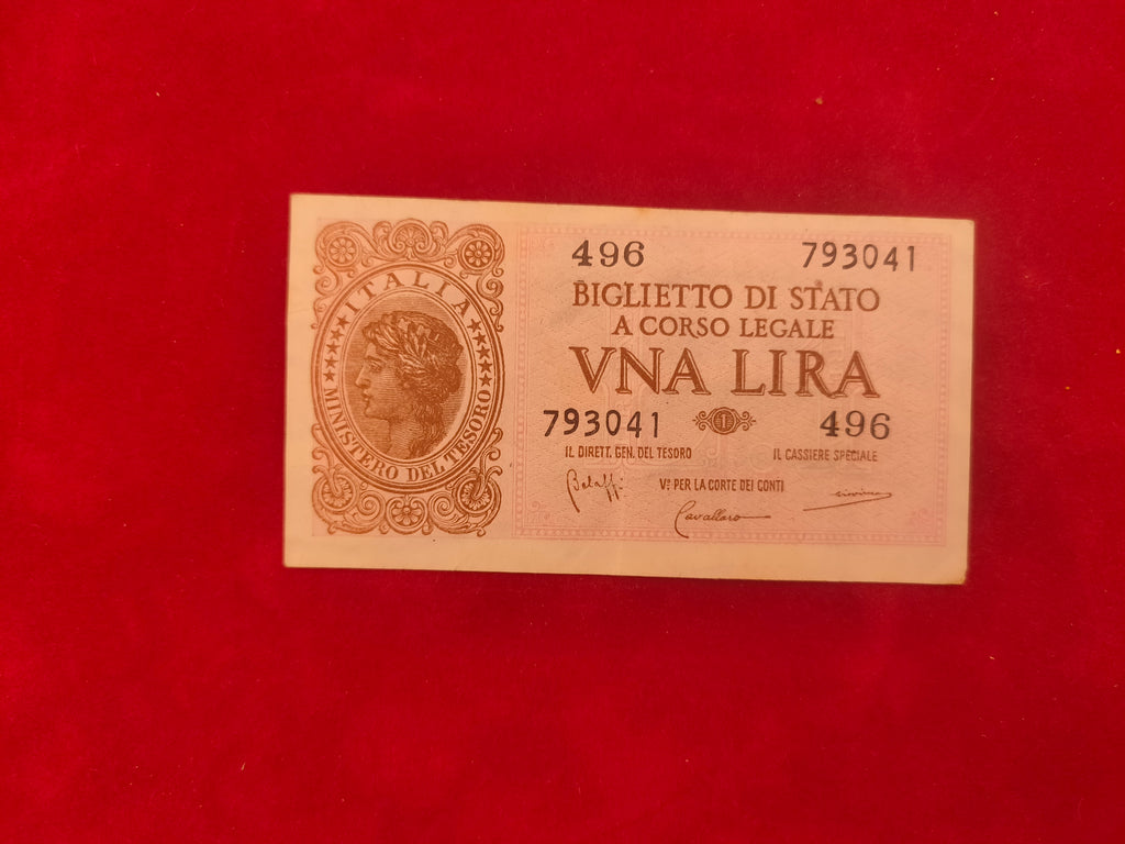 MINISTRY OF TREASURY 1 LIRA (C789)