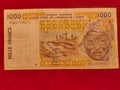 CENTRAL BANK OF WEST AFRICAN 1000 BCEAO (838)