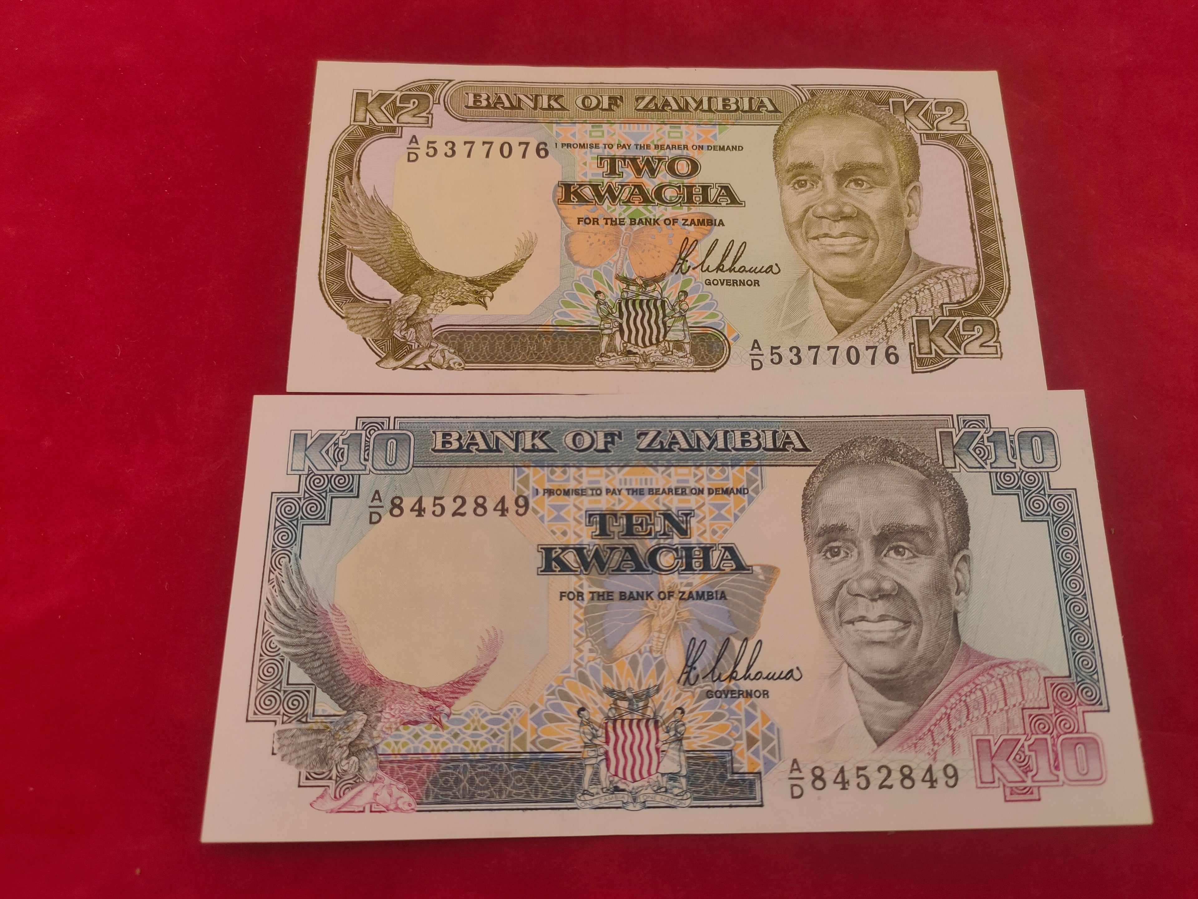 BANK OF ZAMBIA 2,10,50,100 KWACHA (613)