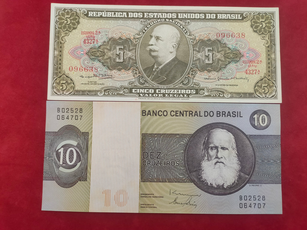 CENTRAL BANK OF BARZIL 5,10 CRUZEIROS (C631)