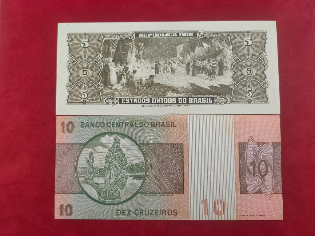 CENTRAL BANK OF BARZIL 5,10 CRUZEIROS (C631)