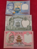 NEPAL RASTRA BANK 1,2,5 RUPEES (C443)