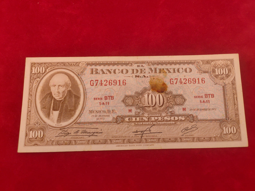 BANK OF MEXICO 100 PESOS (C965)