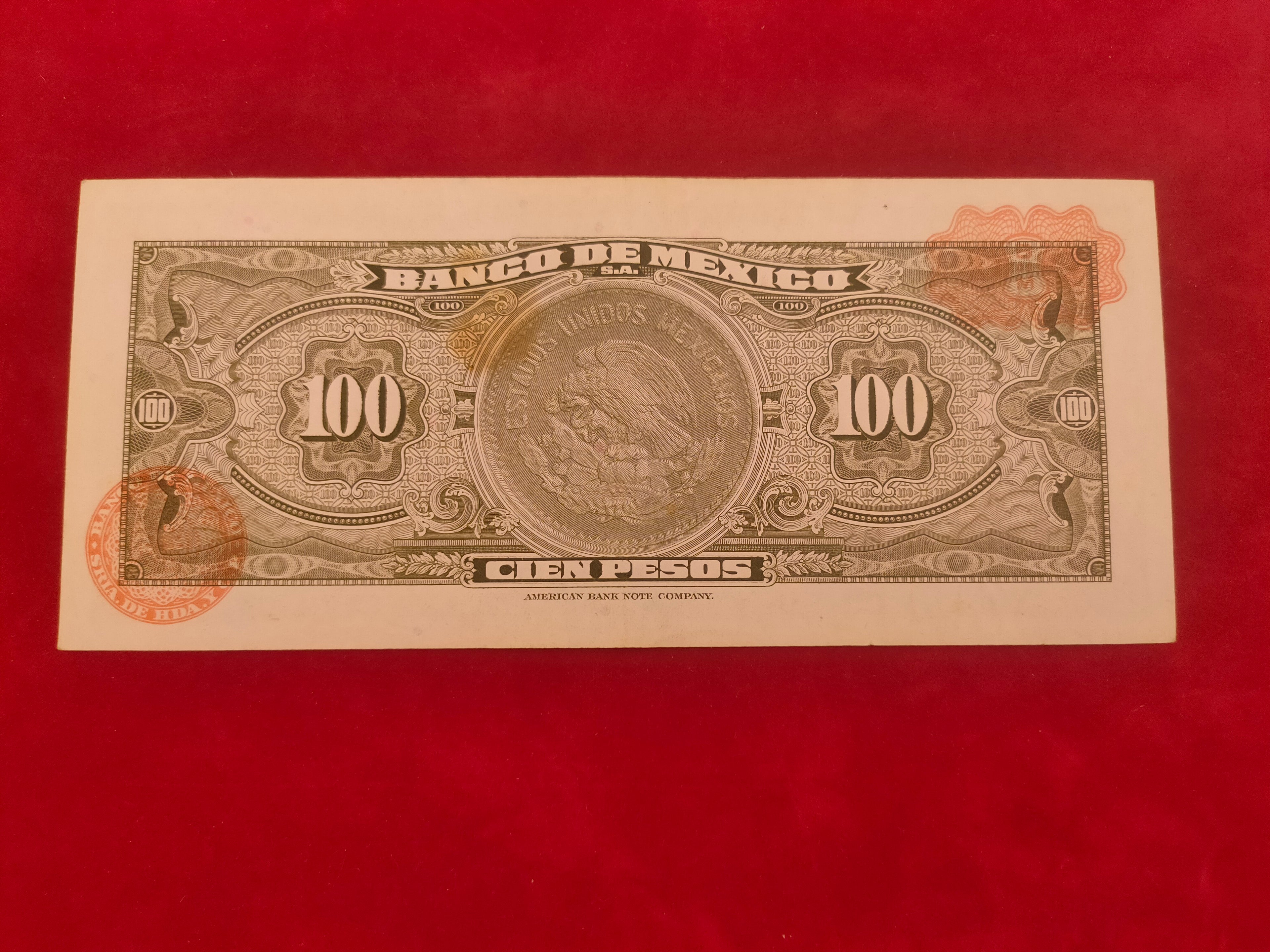 BANK OF MEXICO 100 PESOS (C965)