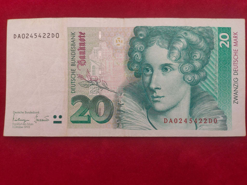 FEDERAL REPUBLIC OF GERMANY 20 DEUTSCHE MARK  (D222)