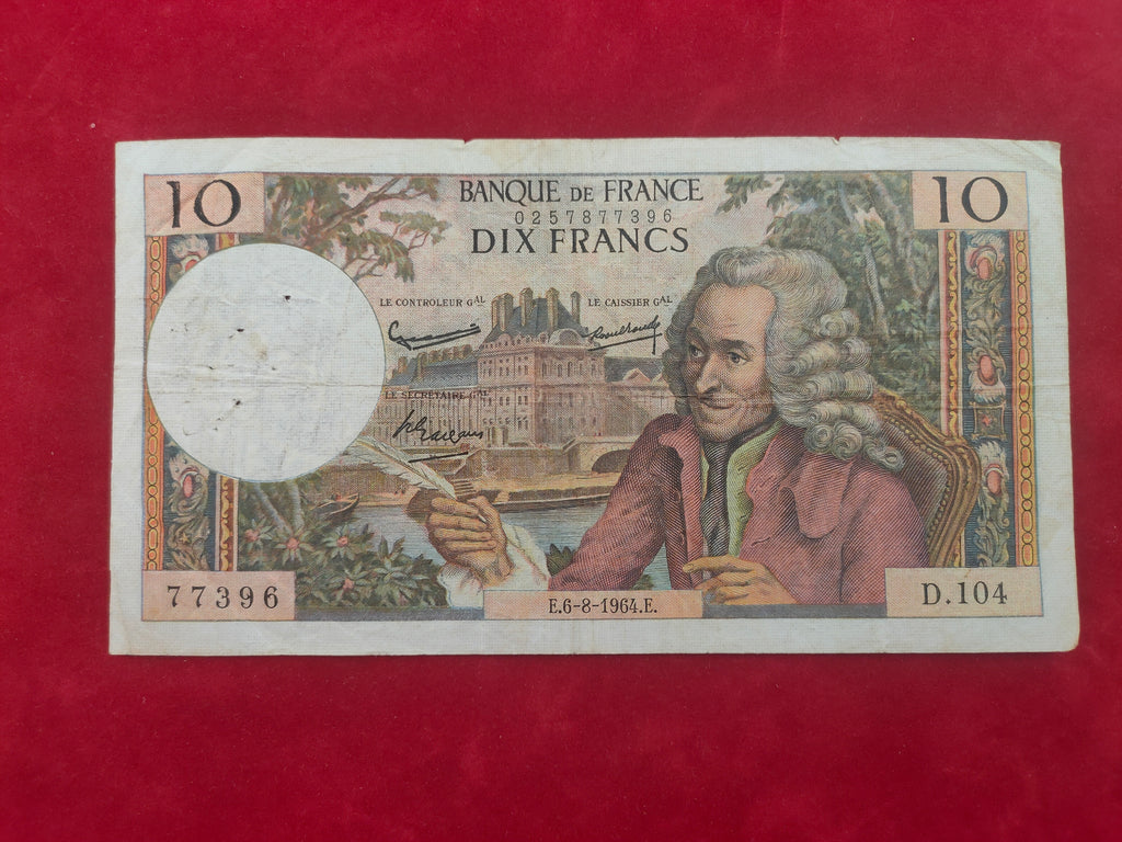 BANK OF FRANCE 10 FRANCS (y153)