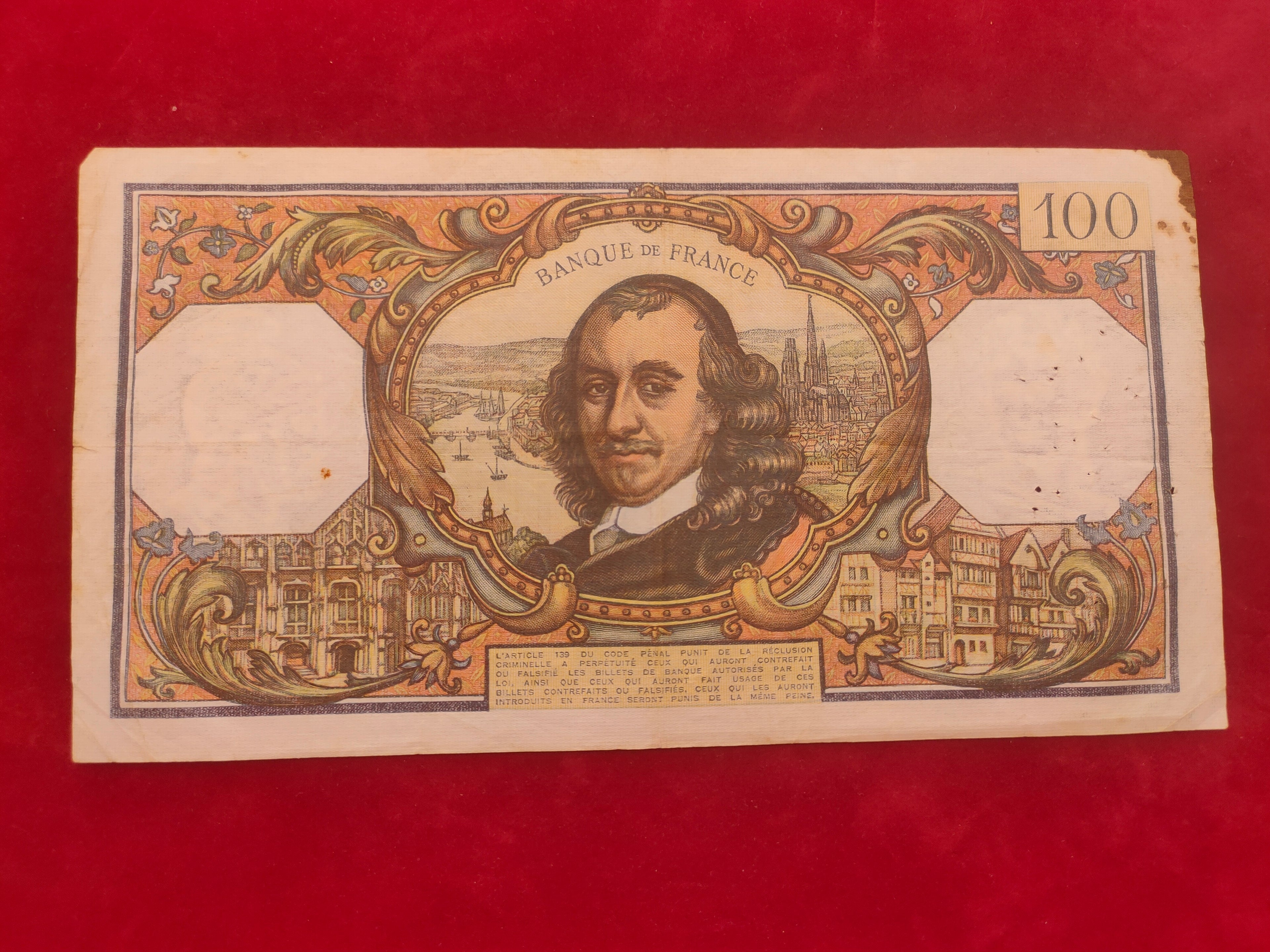 BANK OF FRANCE 100 FRANCE (y152)