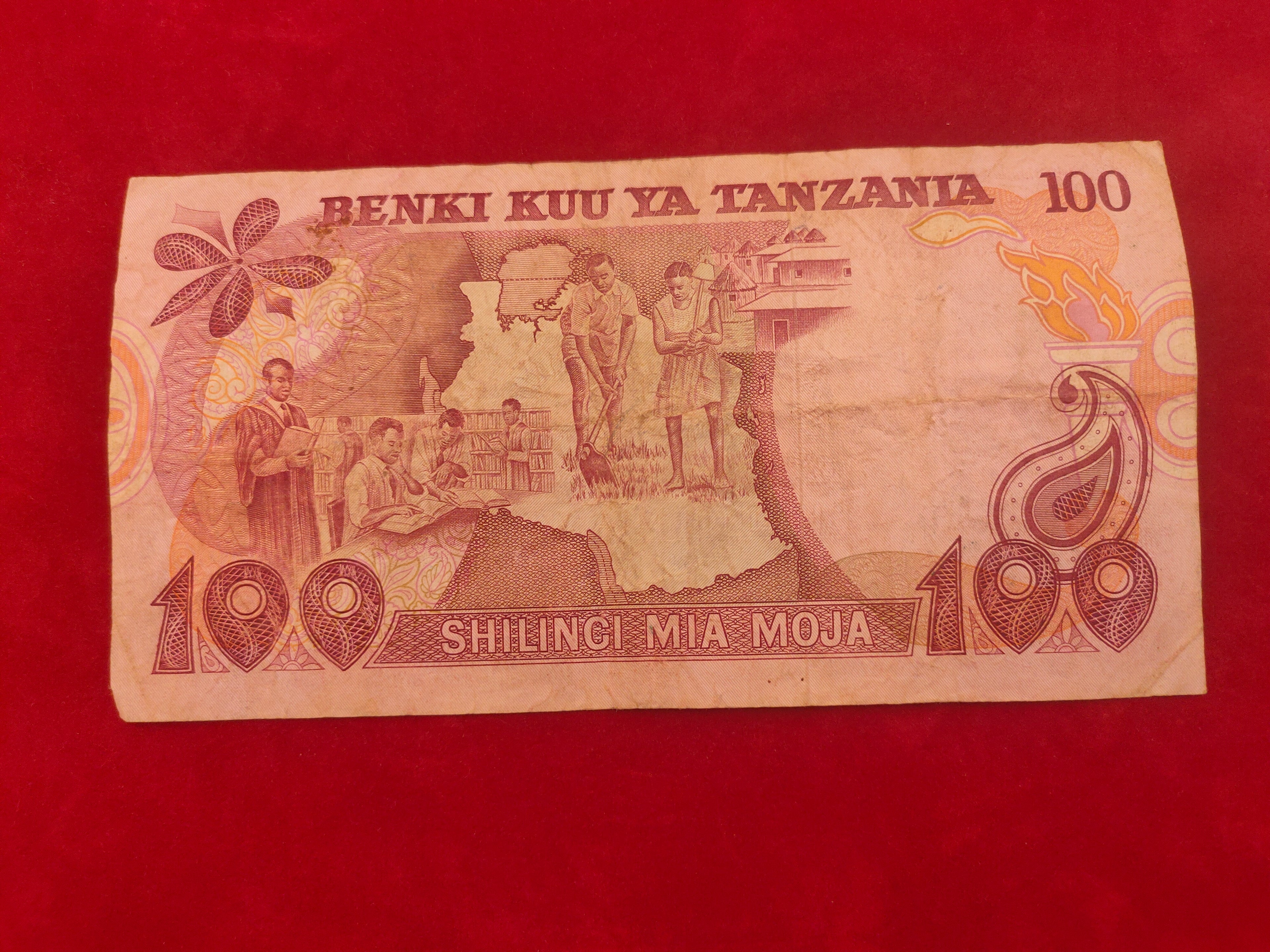 BANK OF TANZANIA 100 SHILLINGS (D888)