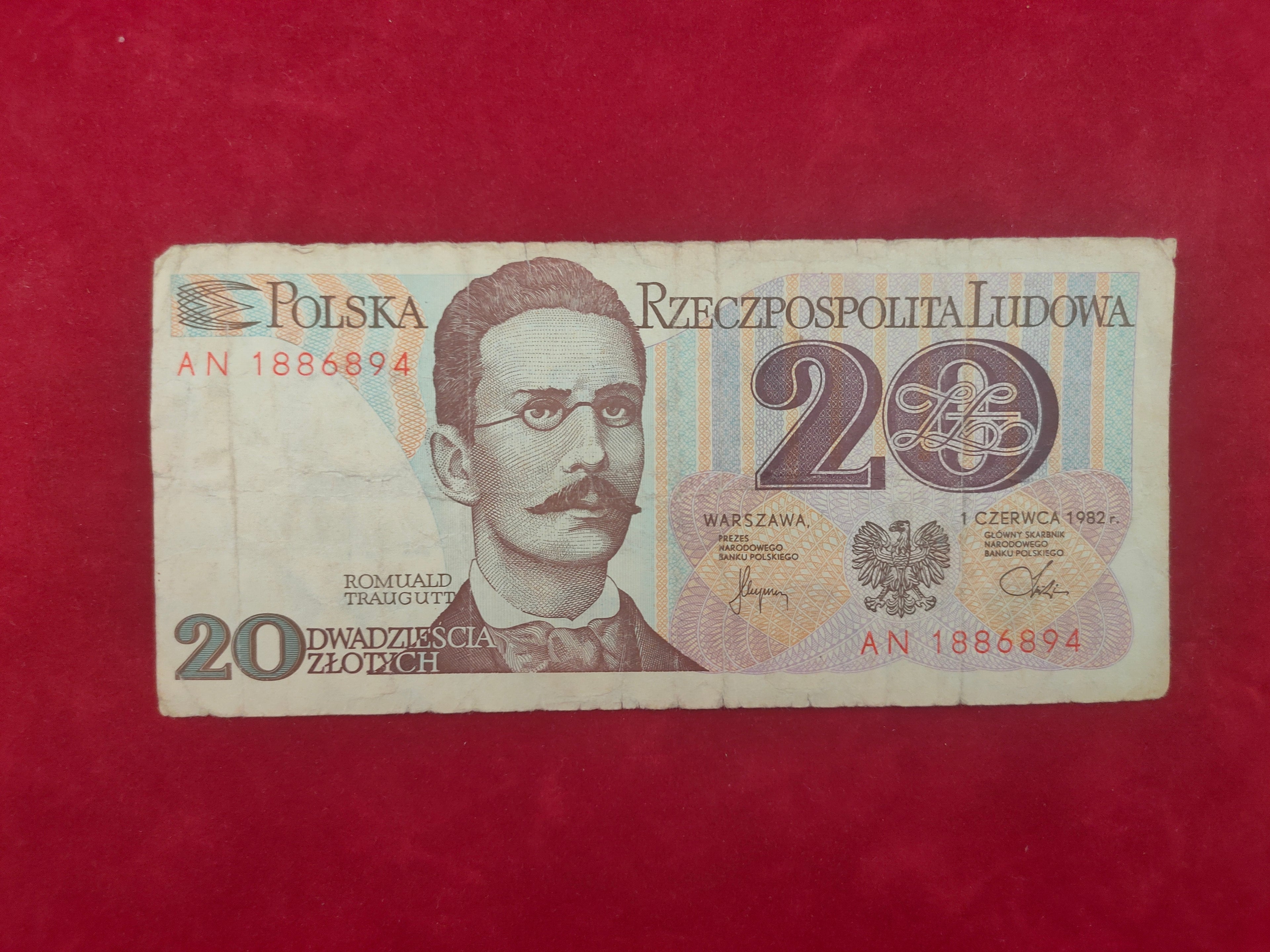 NATIONAL BANK OF POLAND 20 ZLOTYS (D413)