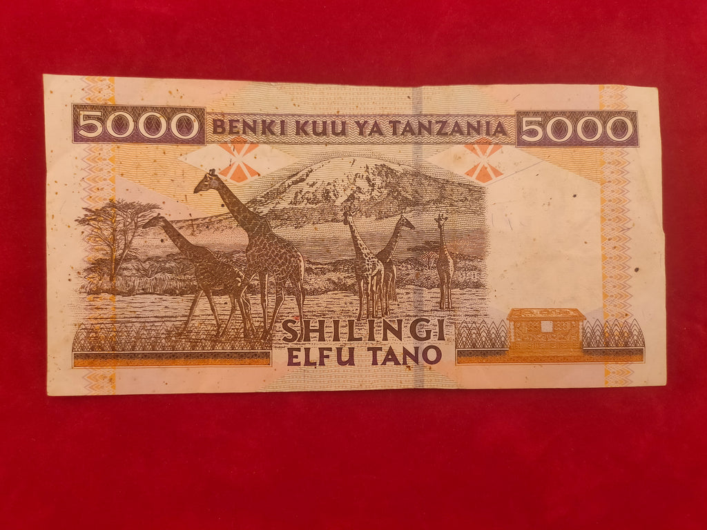 BANK OF TANZANIA 5000 SHILINGI (C946)