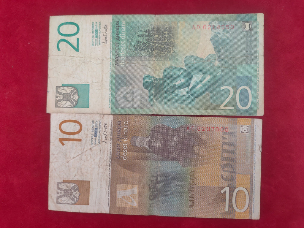NATIONAL BANK OF YUGOSLAVIA 10,20,50,100,200 DINARA