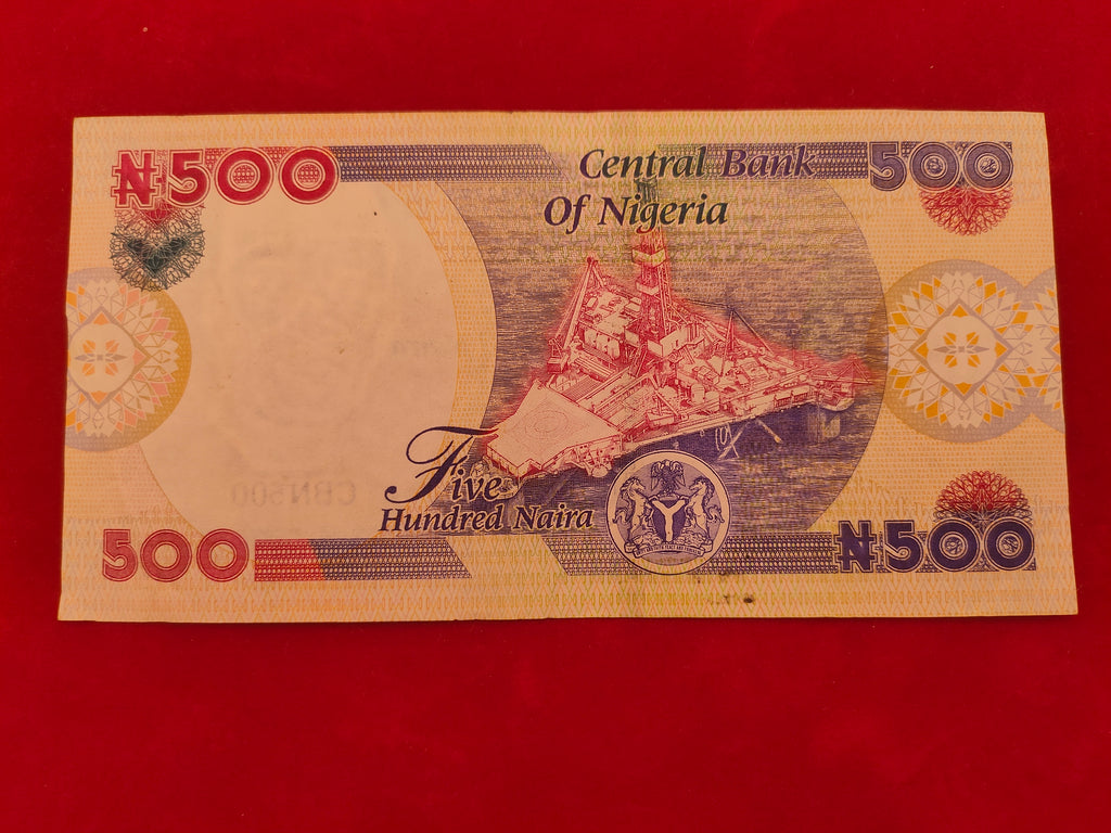 CENTRAL BANK OF NIGERIA  500 NAIRA (C555)