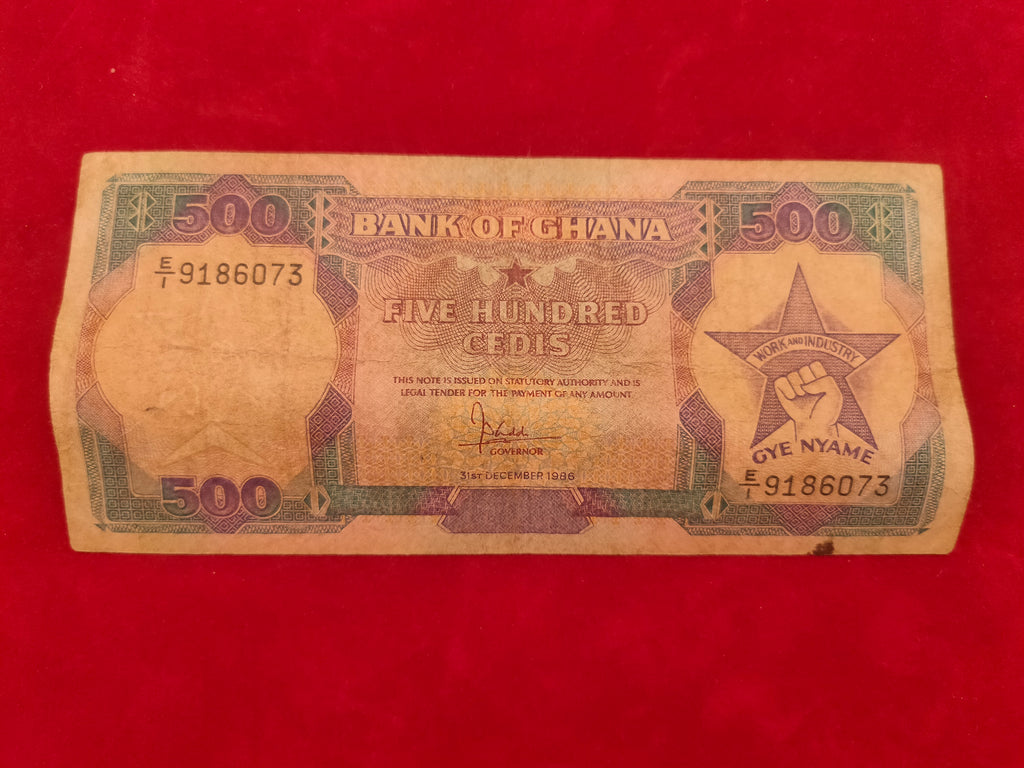 BANK OF GHANA 500 CEDIS (C495)