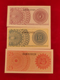 BANK INDONESIA 5,10,25 LIMA SEN (C769)
