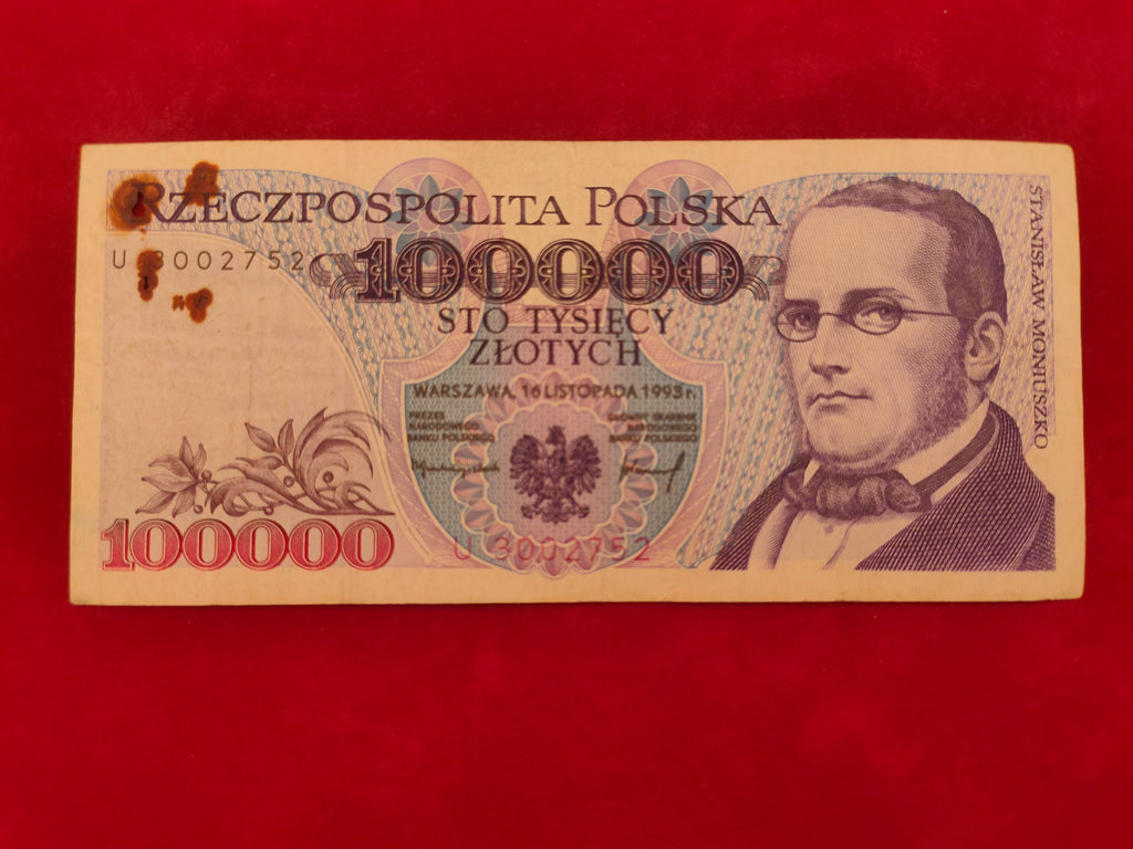 NATIONAL BANK OF POLAND 100000 ZLOTYCH (C930)