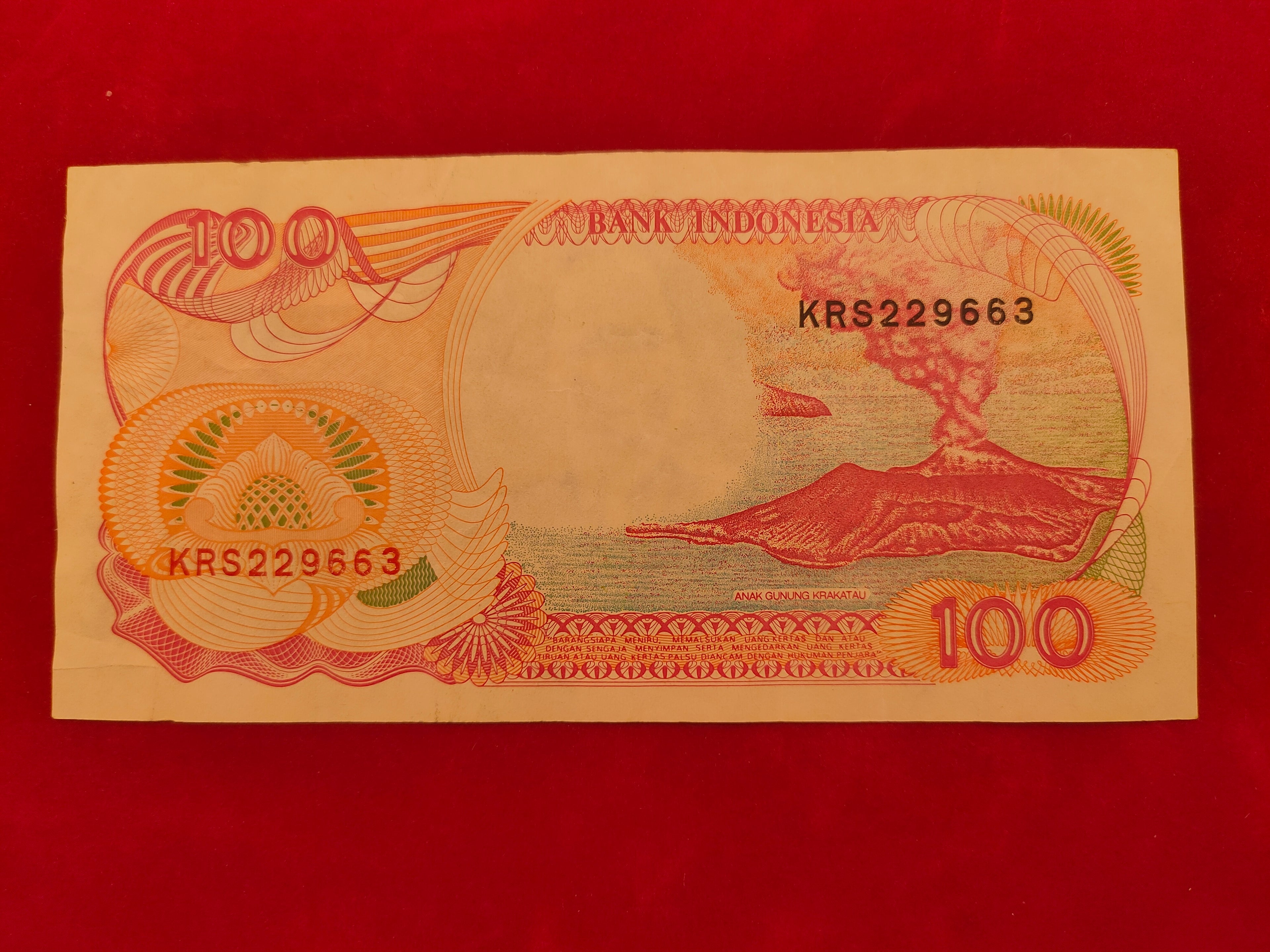 BANK INDONESIA 100 RUPIAH (D550)