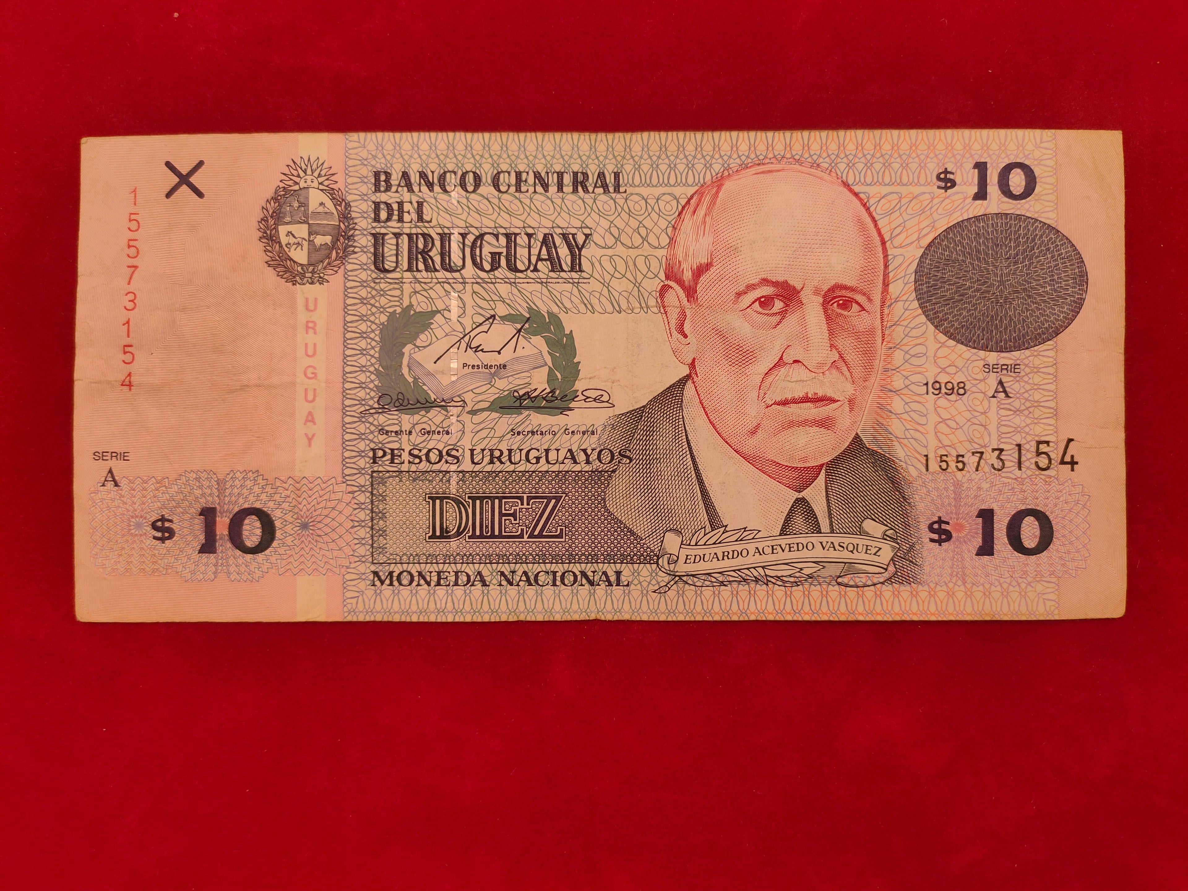 CENTRAL BANK OF URUGUAY 10 NACIONAL (C499)