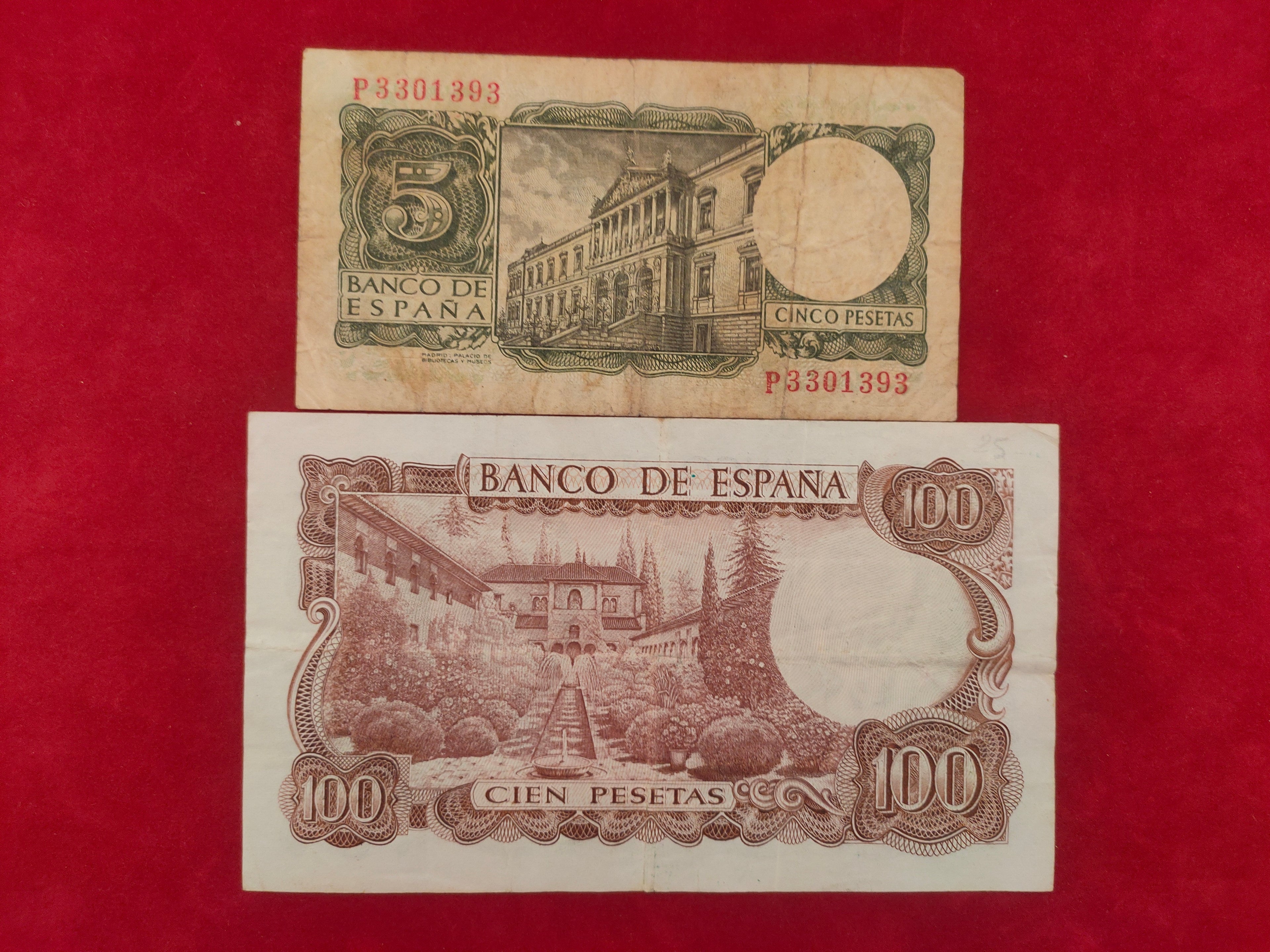 BANK OF SPAIN 5,100 PESETAS (D603)
