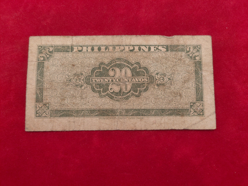 CENTRAL BANK OF PHILIPPINES 20 CENTAVOS (D602)