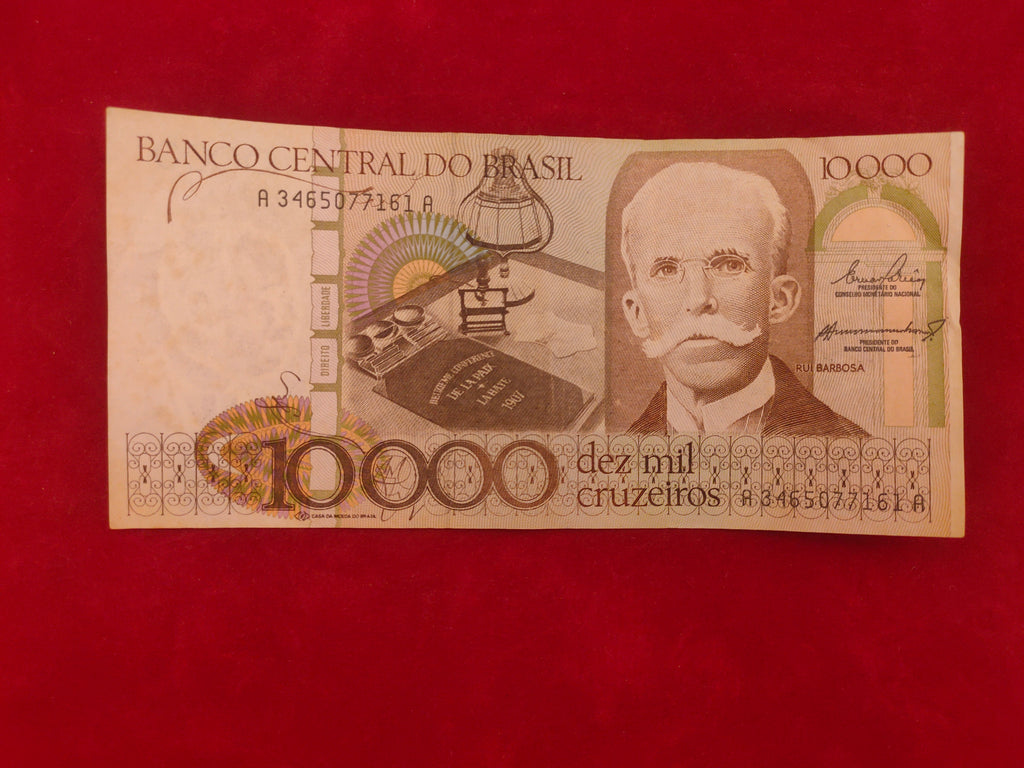 CENTRAL BANK OF BRASIL 10000 CRUZEIROS (D535)