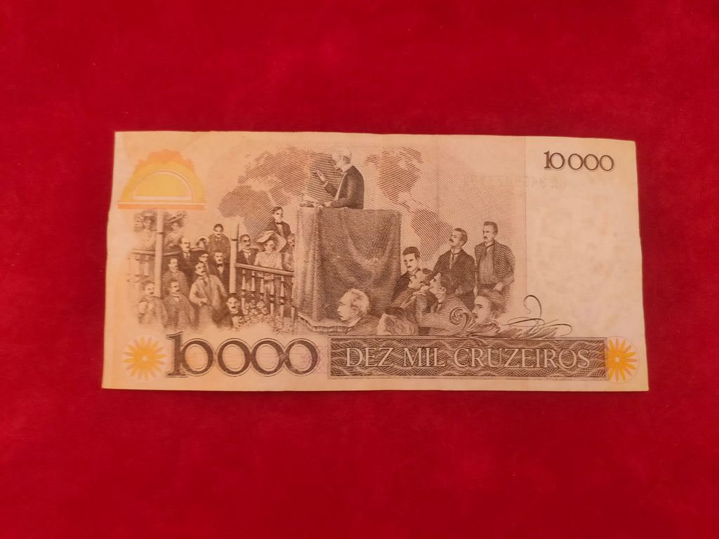 CENTRAL BANK OF BRASIL 10000 CRUZEIROS (D535)