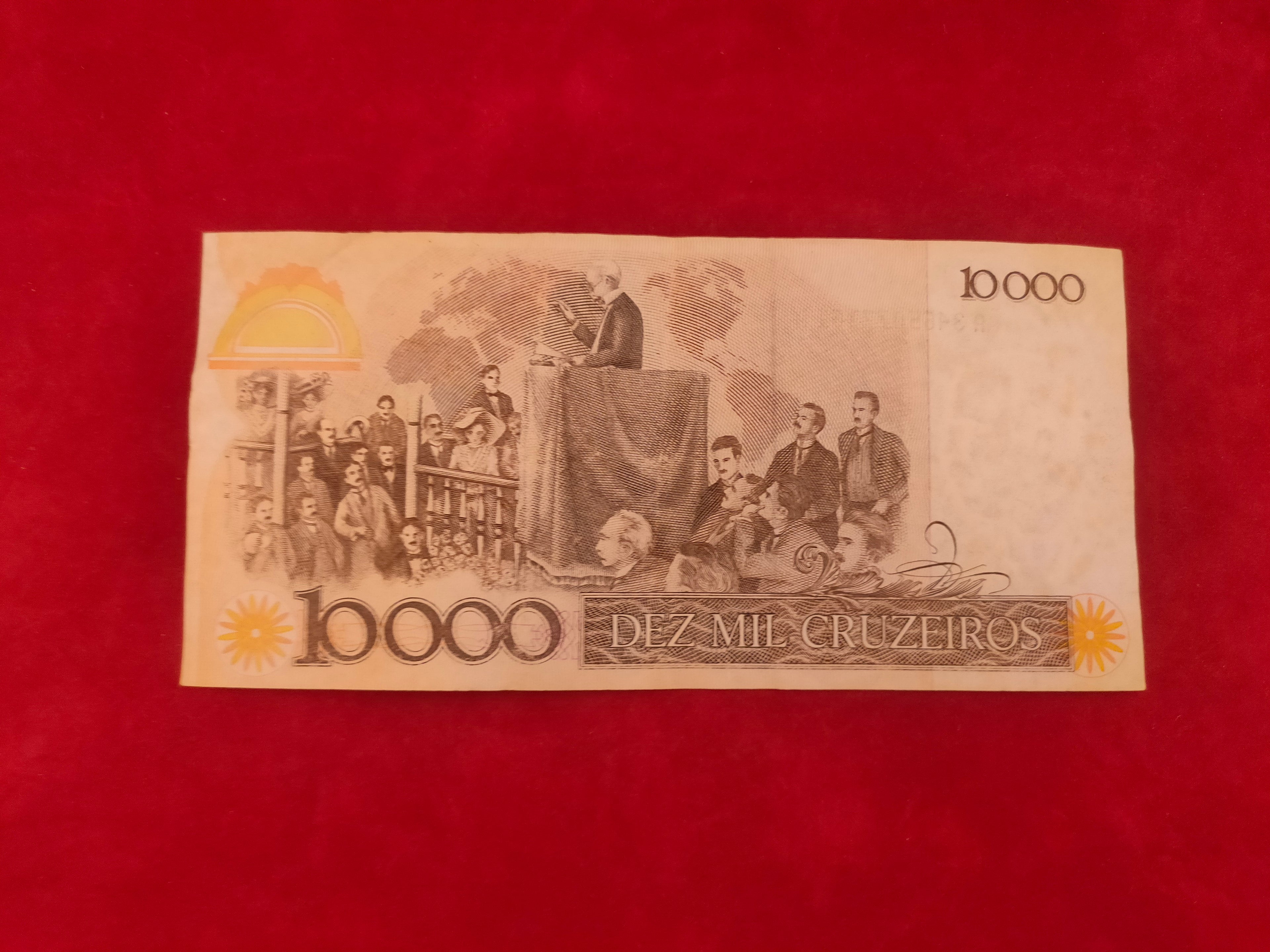 CENTRAL BANK OF BRASIL 10000 CRUZEIROS (D535)