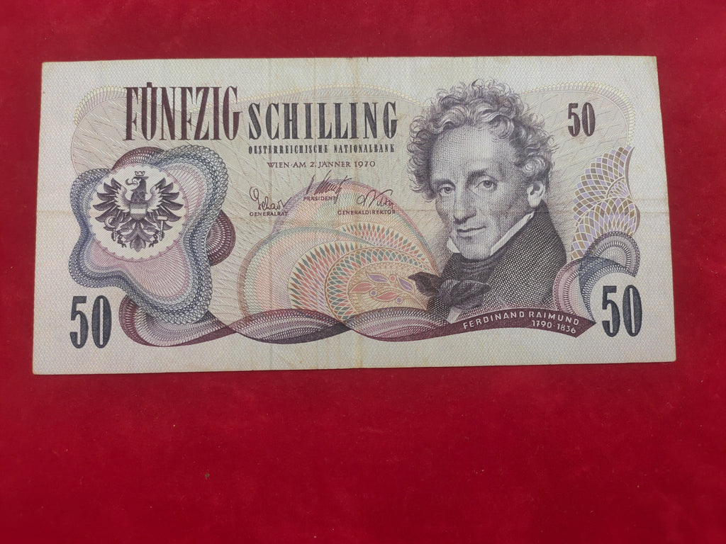 NATIONAL BANK OF AUSTRIA 50 SCHILLING (D455)
