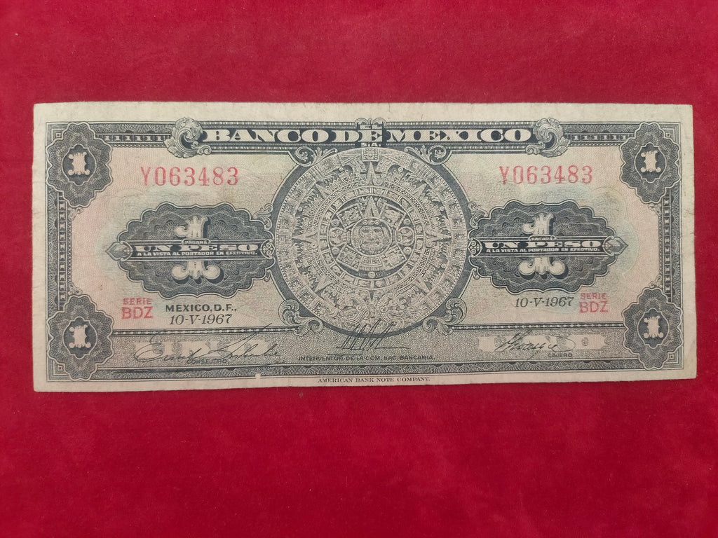 BANK OF MEXICO 1 PESO (D471)