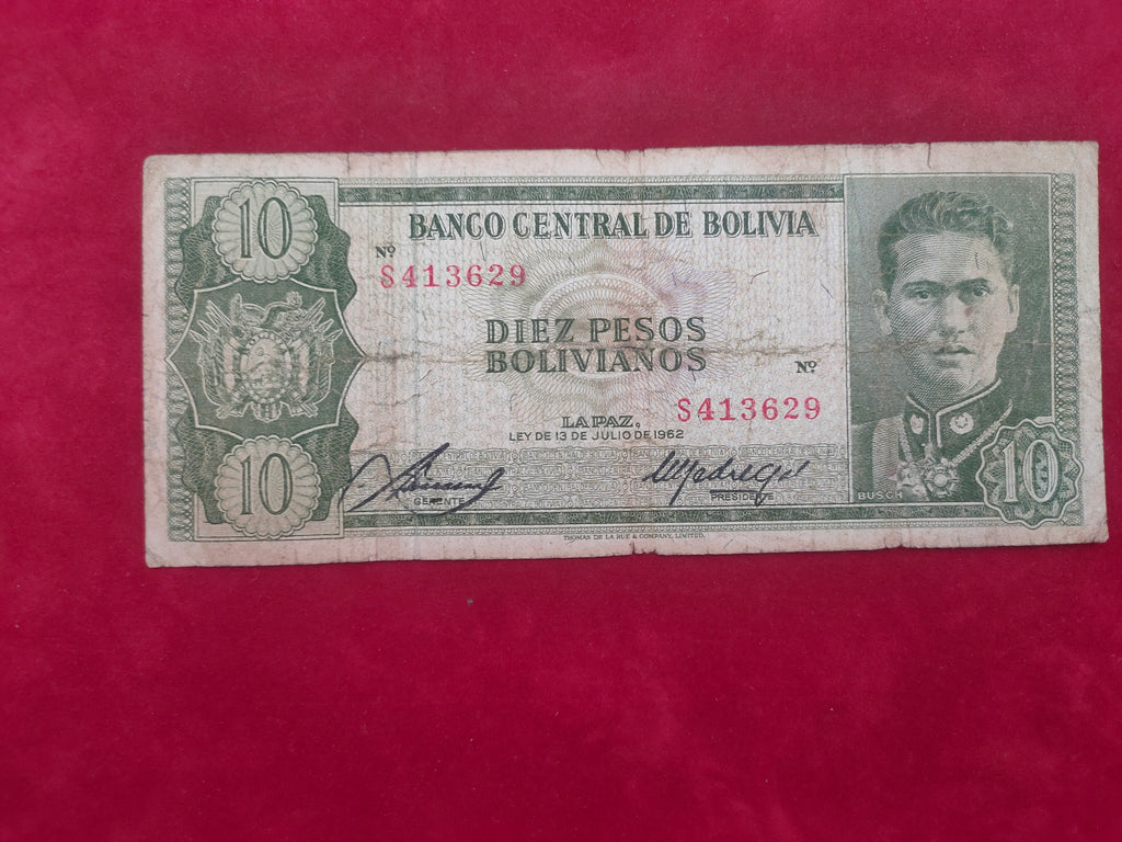 CENTRAL BANK OF BOLIVIA 10 BOLIVIANOS (C546)