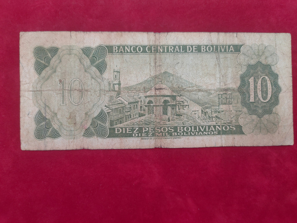 CENTRAL BANK OF BOLIVIA 10 BOLIVIANOS (C546)