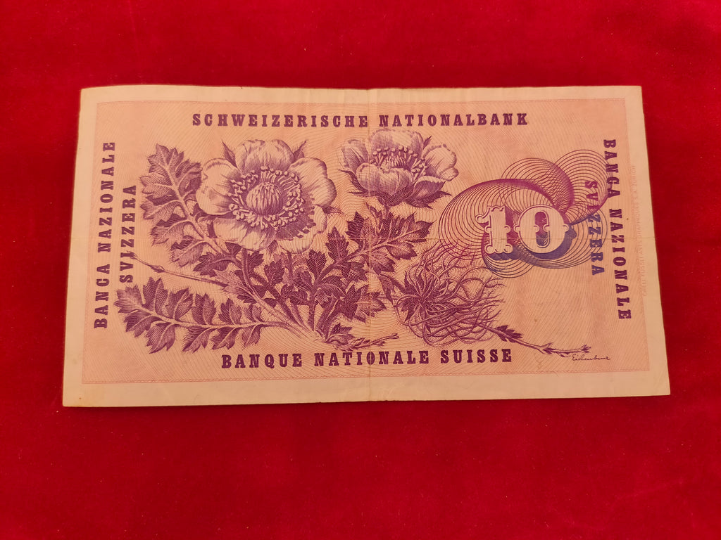 NATIONAL BANK OF SWITZERLAND 10 FRANCS
