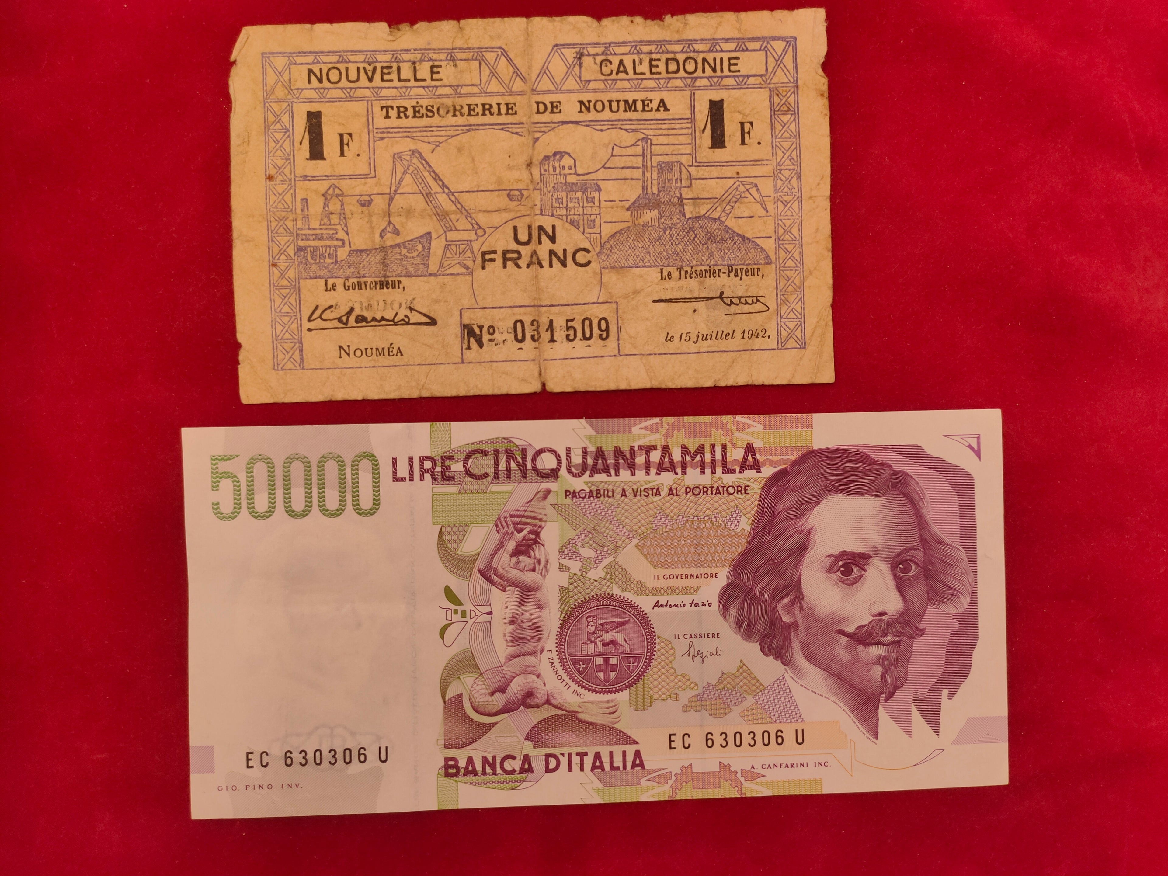 BANK OF ITALY 1, 50000 LIRE (C091)