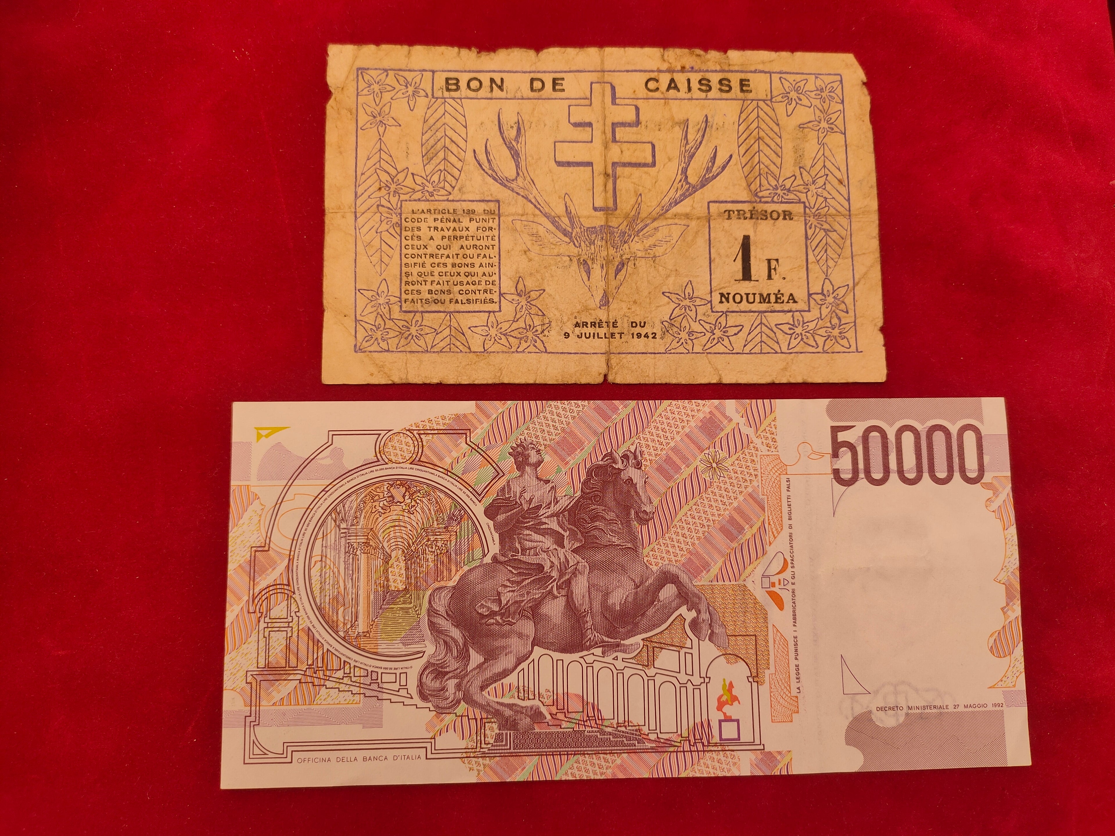 BANK OF ITALY 1, 50000 LIRE (C091)