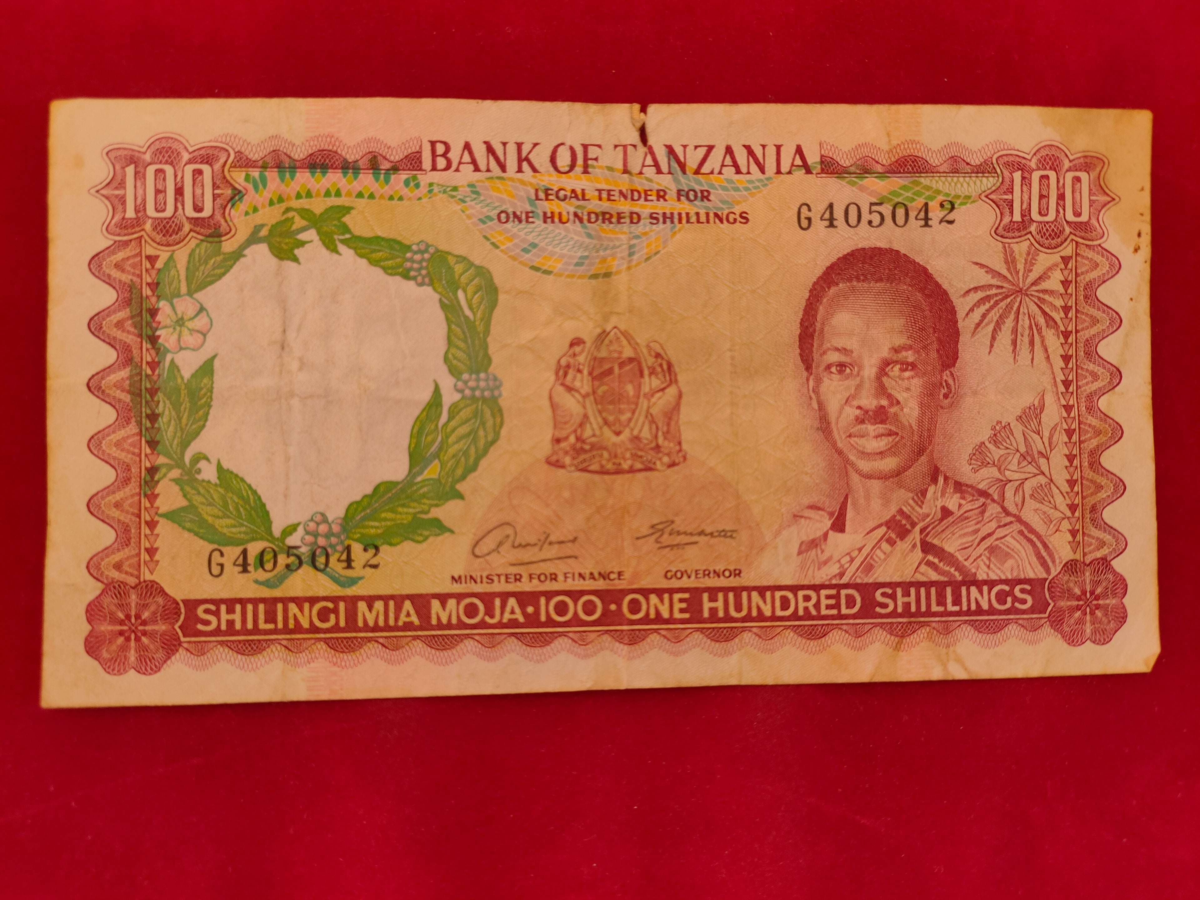 BANK OF TANZANIA 100 SHILINGI (C025)