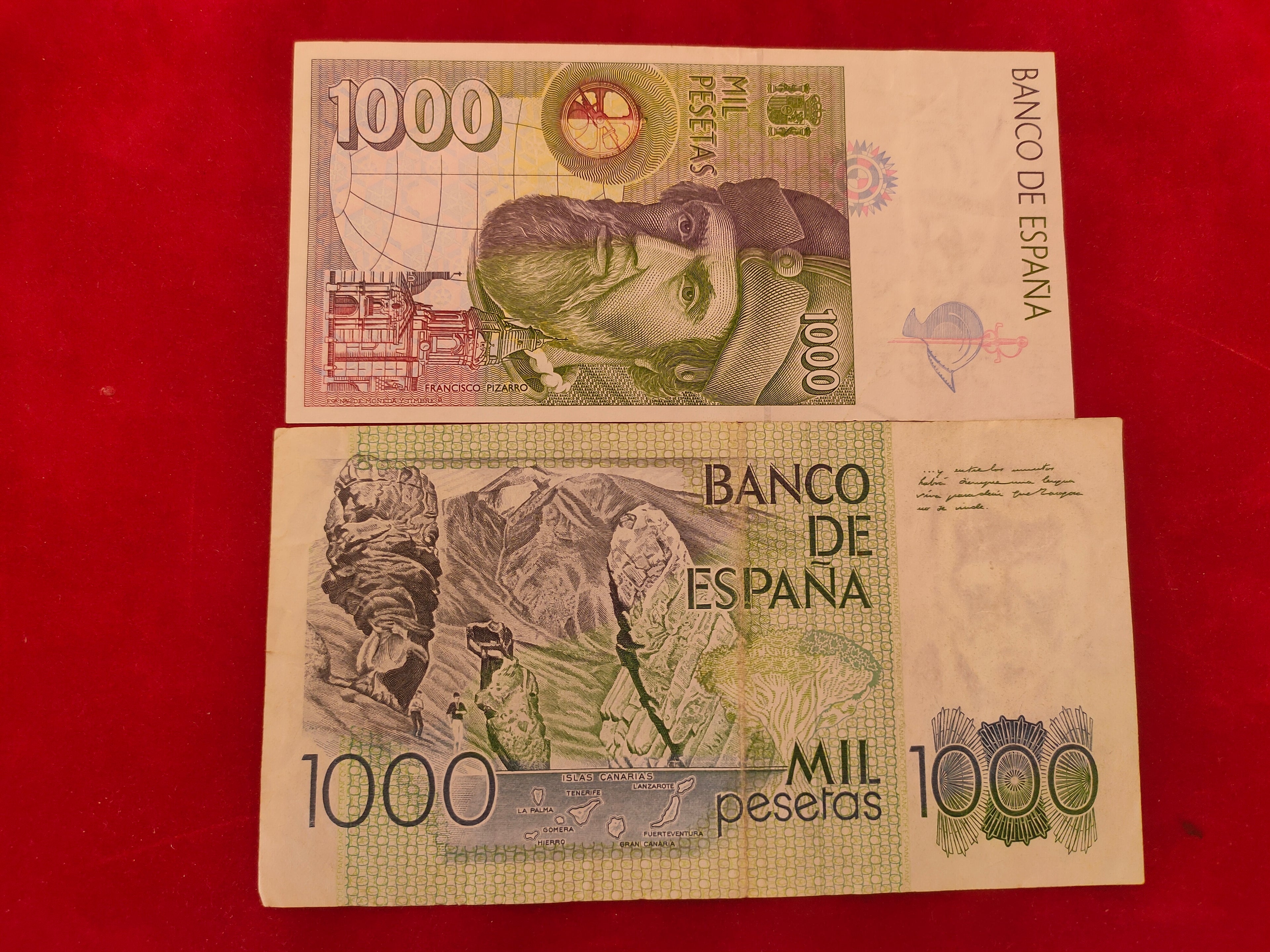 BANK OF SPAIN 1000 PESETAS (996)