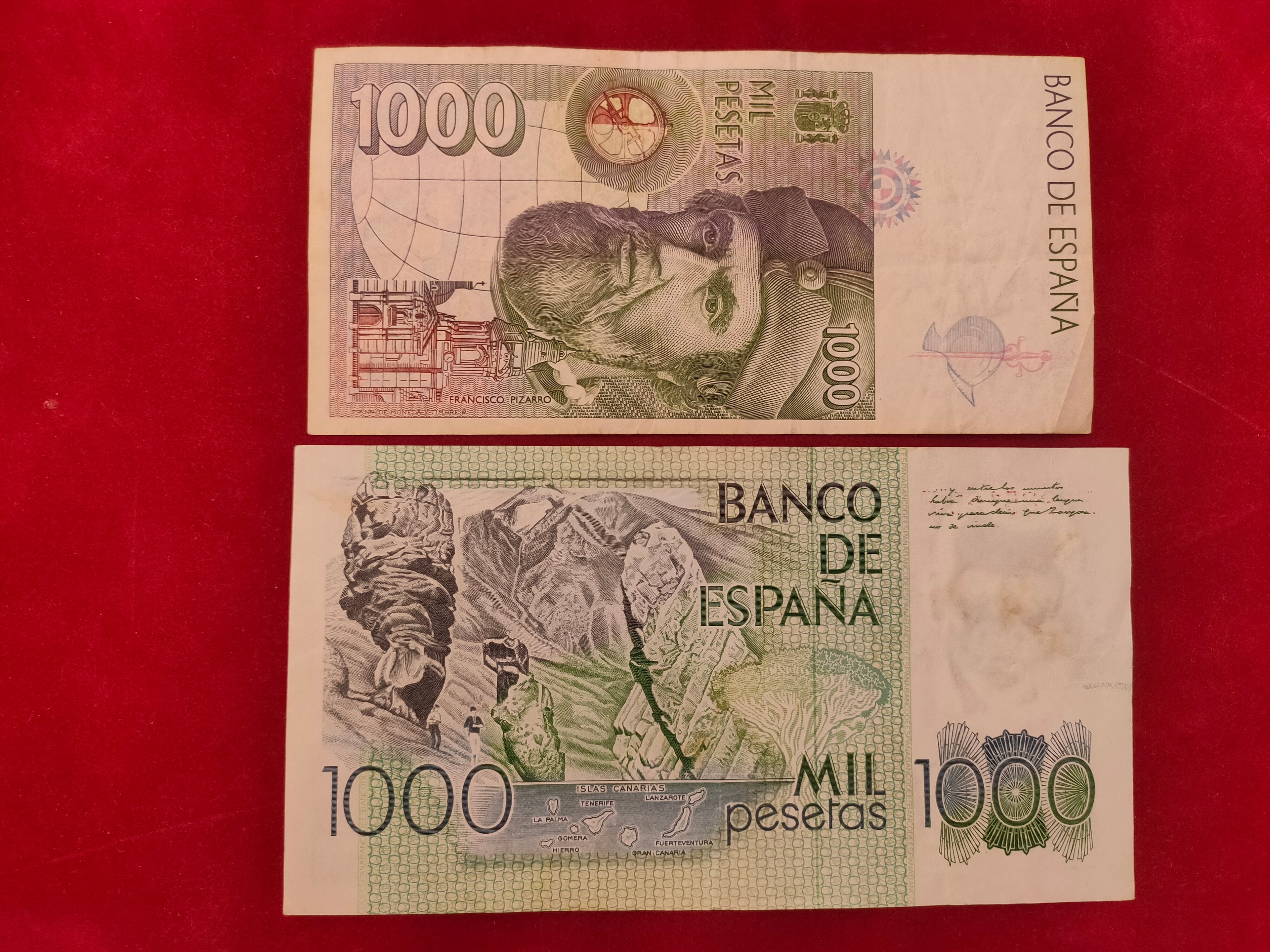 BANK OF SPAIN 1000, 1000, 2000, 5000 (995)
