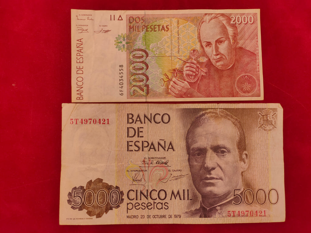 BANK OF SPAIN 1000, 1000, 2000, 5000 (995)