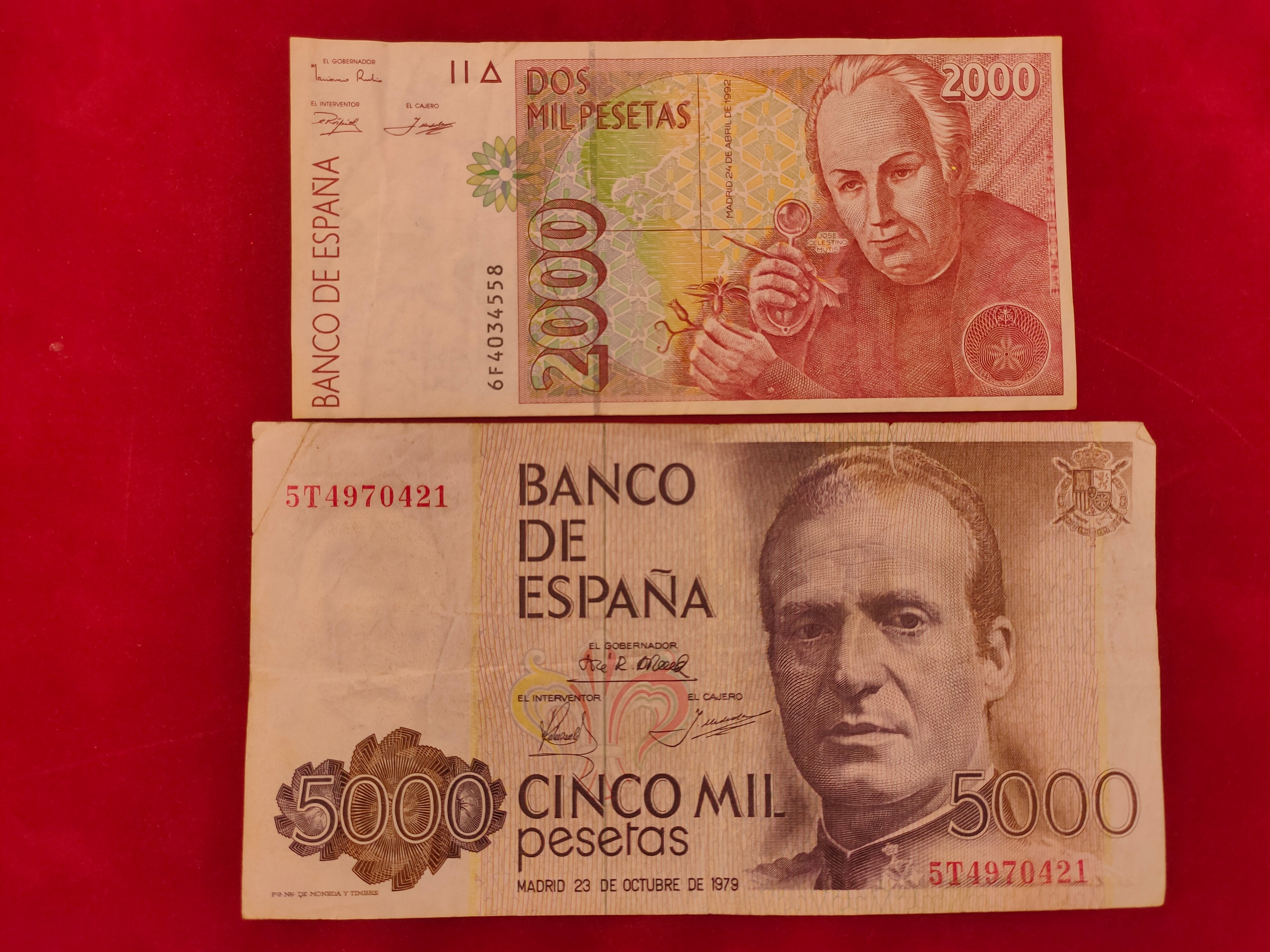 BANK OF SPAIN 1000, 1000, 2000, 5000 (995)