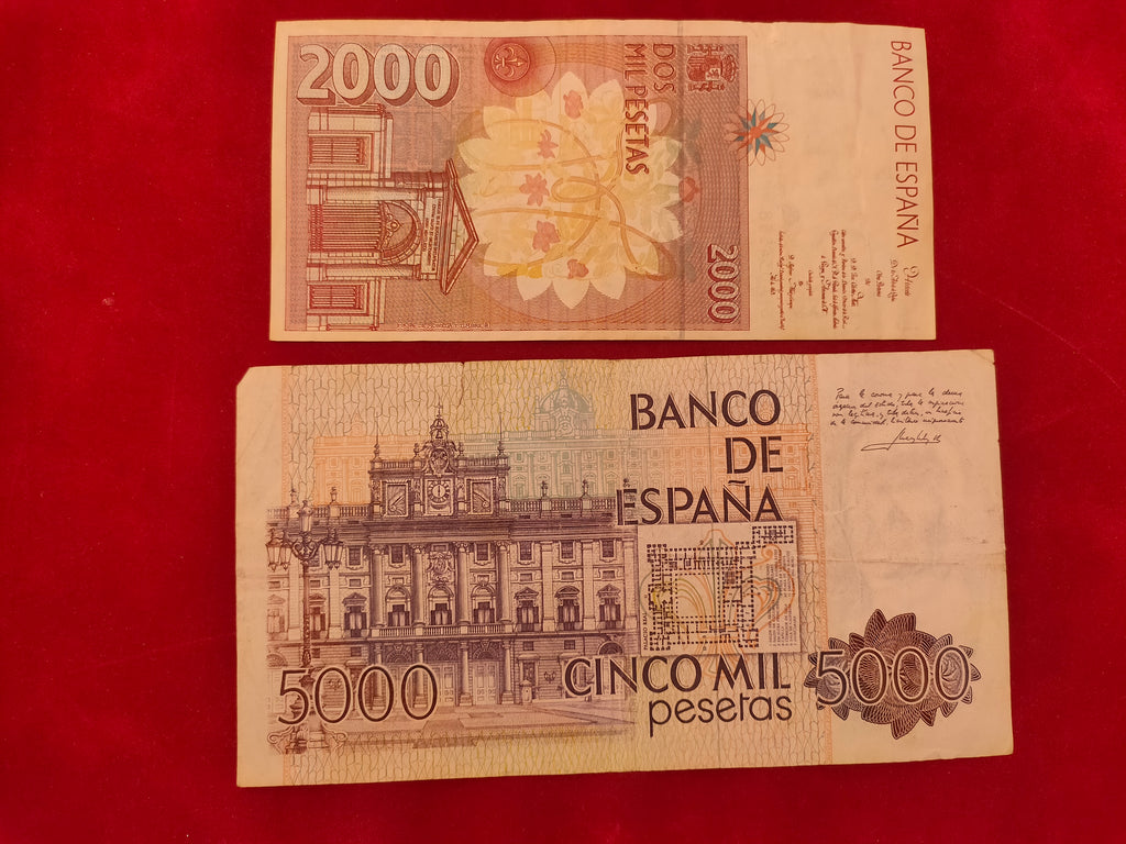 BANK OF SPAIN 1000, 1000, 2000, 5000 (995)