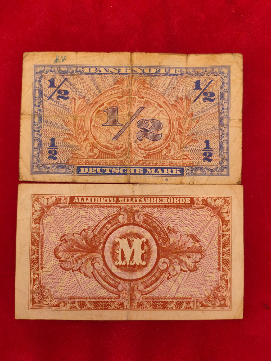 STATE BANK OF GERMANY 1/2, 10 MARK (C324)
